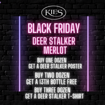 BLACK FRIDAY: 2025 Deer Stalker Merlot